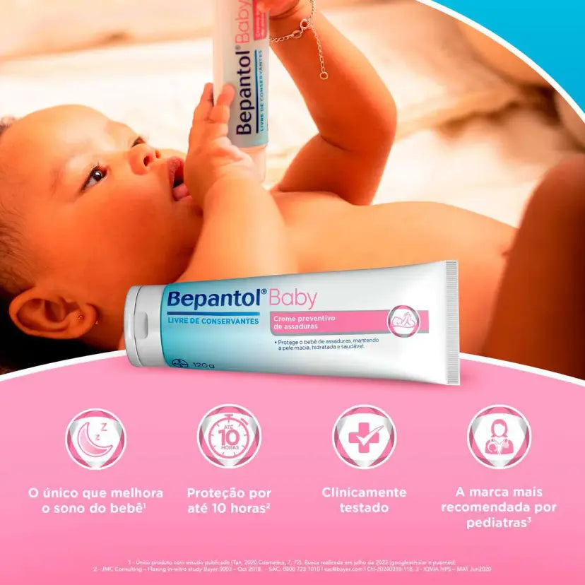 Creme para Assaduras Bepantol Baby 120g