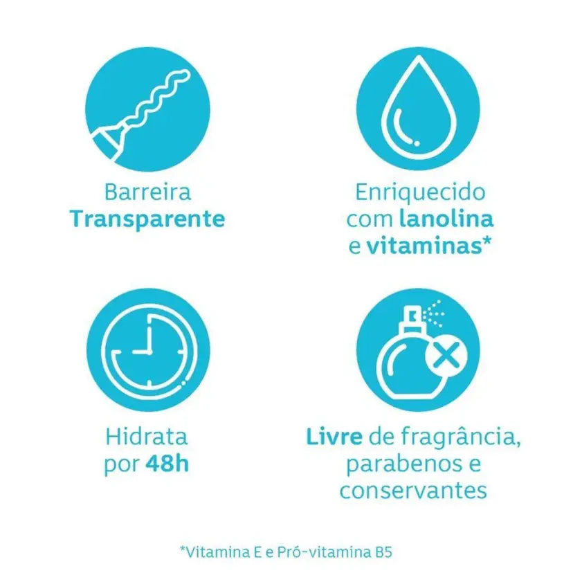 Creme para Assaduras Hipoglós Transparente 5 em 1 Sem Fragrância Lanolina 30g