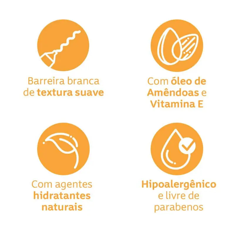 Creme para Assaduras Hipoglós Amêndoas Nutre e Recupera 40g