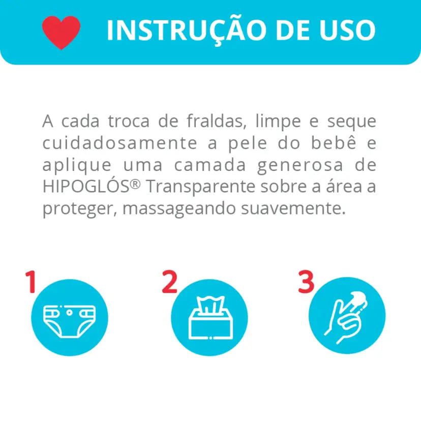 Creme para Assaduras Hipoglós Transparente 5 em 1 Sem Fragrância Lanolina 30g