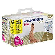 Fralda Personalidade Total Care Tamanho P - 70 Fraldas