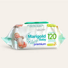Marigold Baby Premium Camomila Lenços Umedecidos 120un
