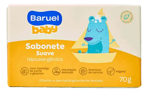 Sabonete Barra Suave 70g Baruel Baby