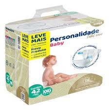 Fralda Personalidade Total Care Tamanho XXG - 42 Fraldas