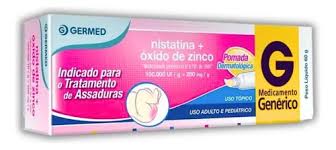 Pomada para Assaduras Germed Nistatina 100000UI/g + Óxido de Zinco 200mg 60g