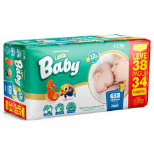 Fralda Little Baby Hiper G - 38 Unidades
