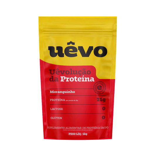 Proteína Uêvo 1Kg - Morango