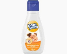 Água de Colônia Infantil Pom Pom Cheiro Suave de Bebê Zero Álcool 100ml