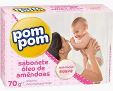 Sabonete Pom-Pom Baby Magic Óleo de Amêndoas 70g